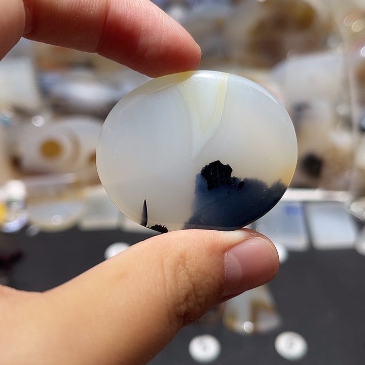 玛瑙/玉髓玉牌未镶嵌