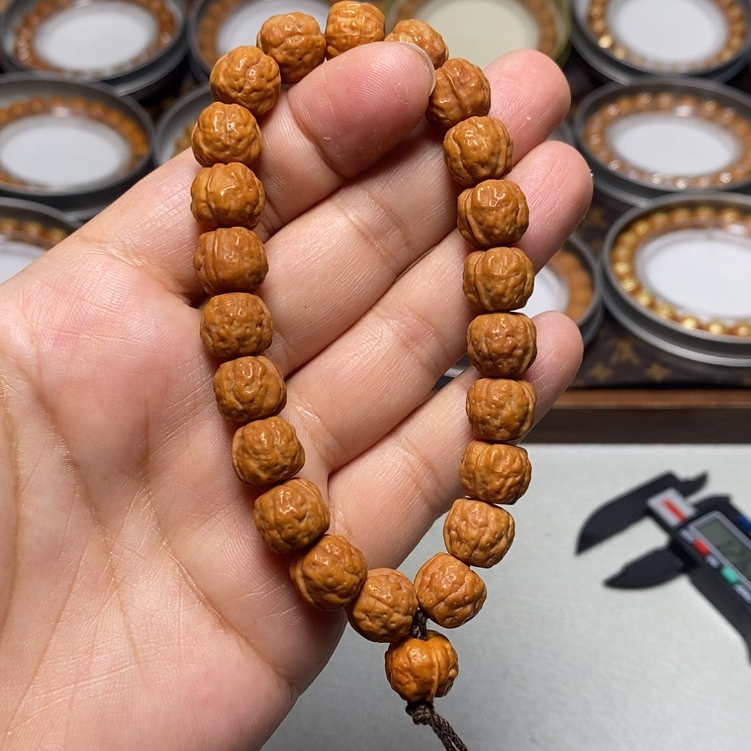 猴头核桃手串10号禅宗蛤蟆头11左右