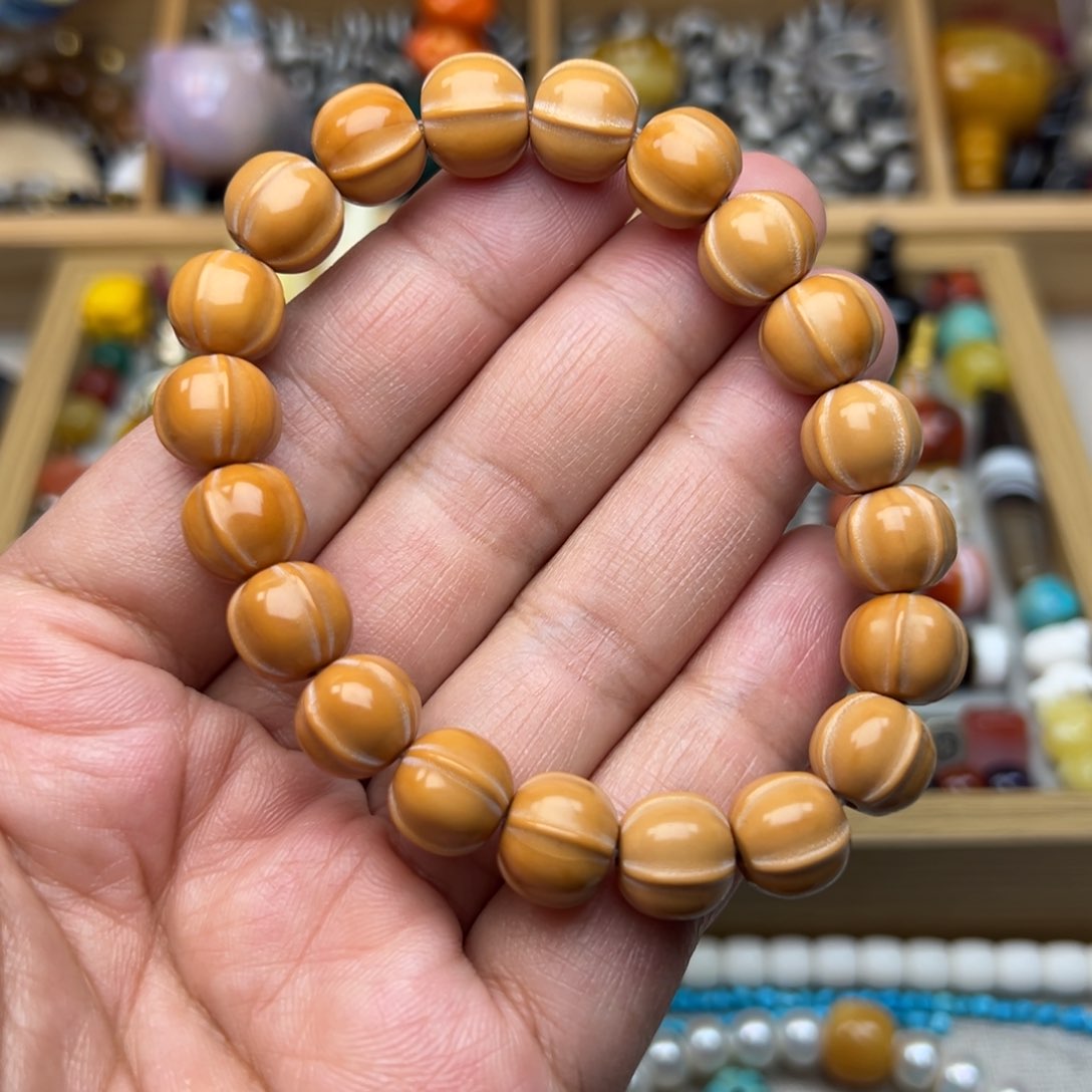 猴头核桃手串10mm鲨鱼背单圈