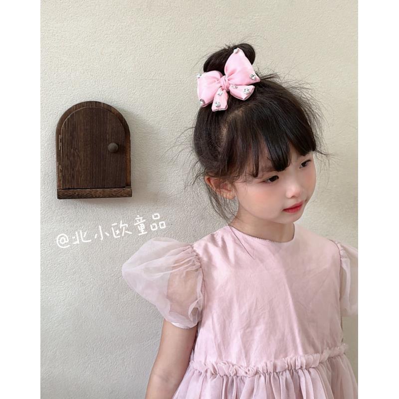 1日韩原创设计女甜美风发圈宝宝发饰钻发圈