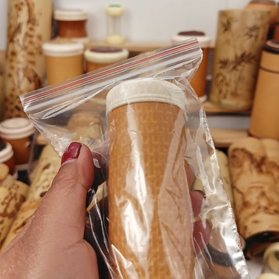 香榧木竹玲筒葫芦皮压花