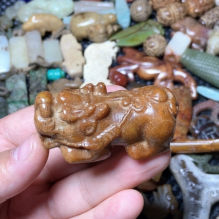 和田玉未镶嵌颈饰120