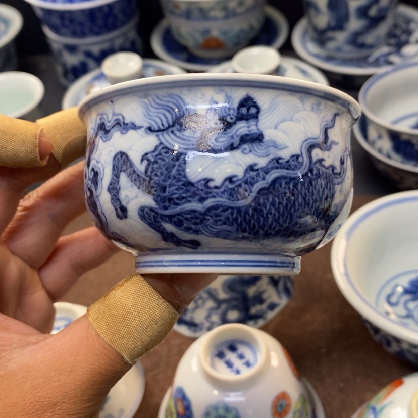 【闪购商品】景德镇青花主人杯