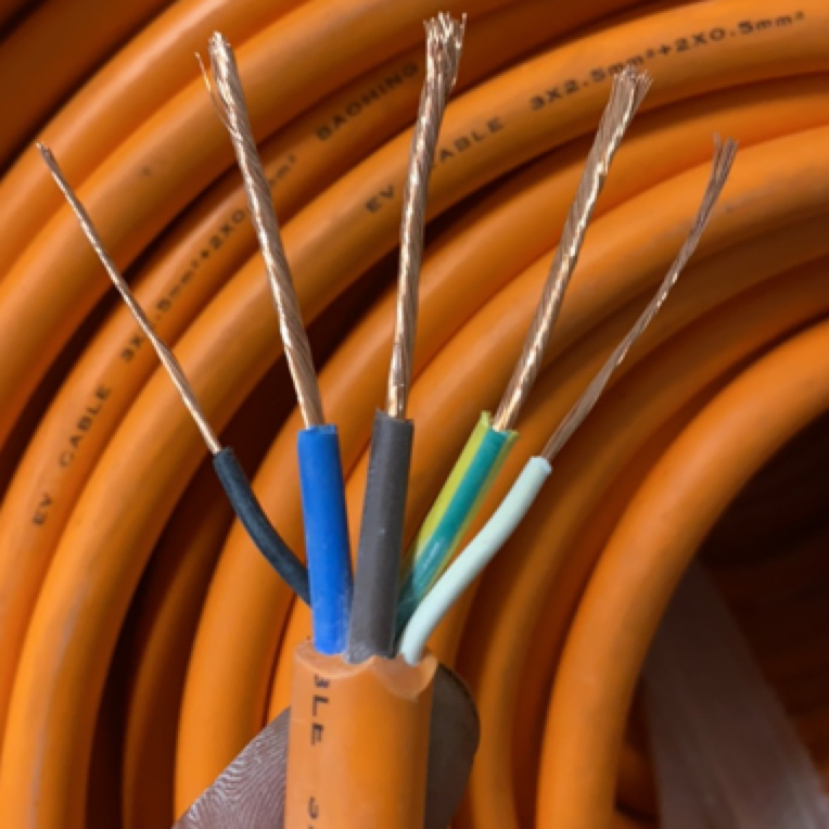 3X2.5+2X0.5平方旧货橘黄色电缆