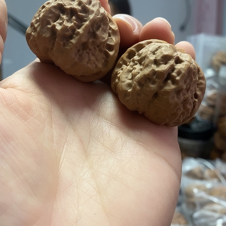 文玩核桃把件38蛤蟆头油