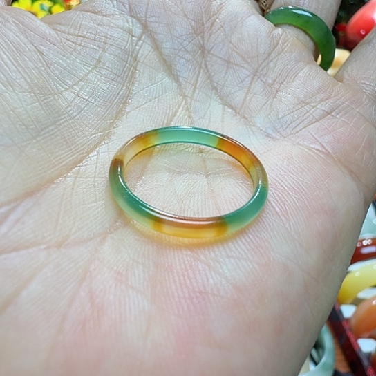 玛瑙/玉髓戒指未镶嵌触***宝