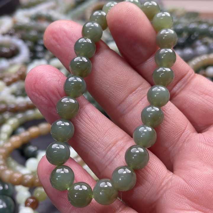 和田玉手链未镶嵌