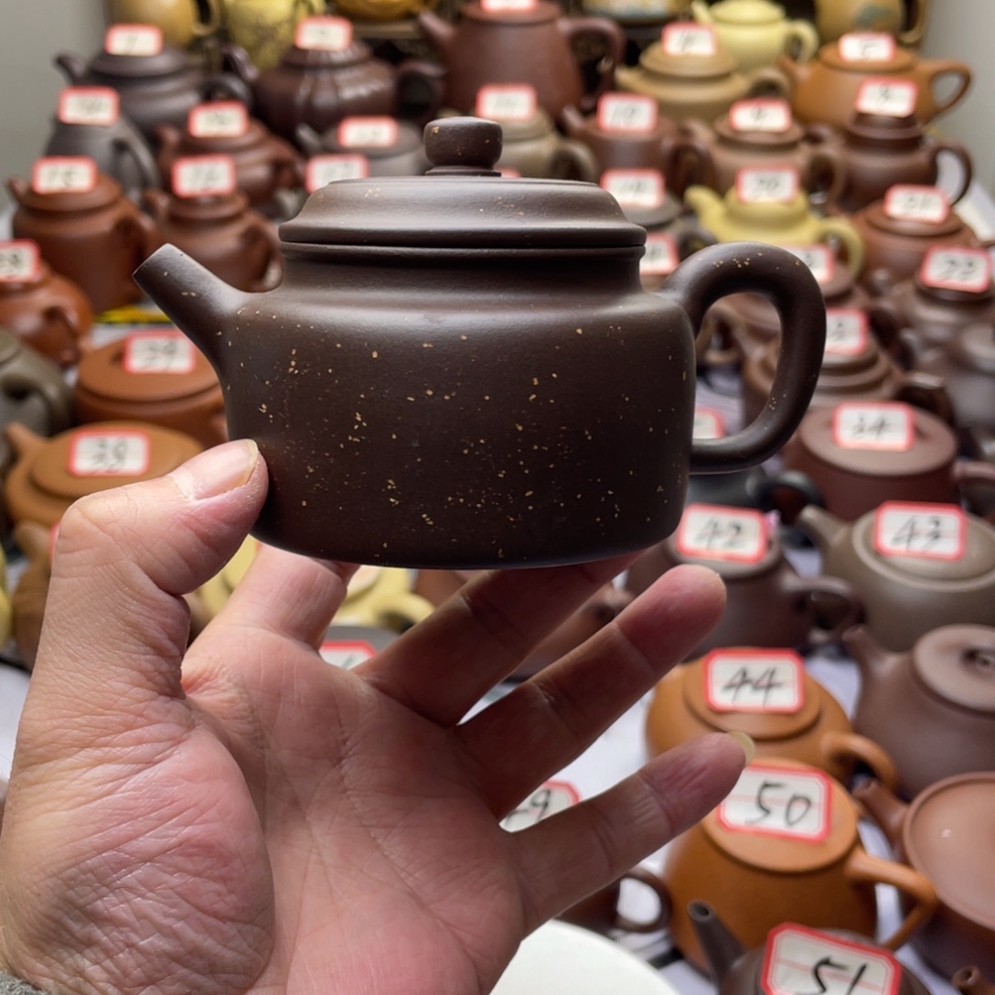 黑***猫茶壶紫砂宜兴紫砂半手工