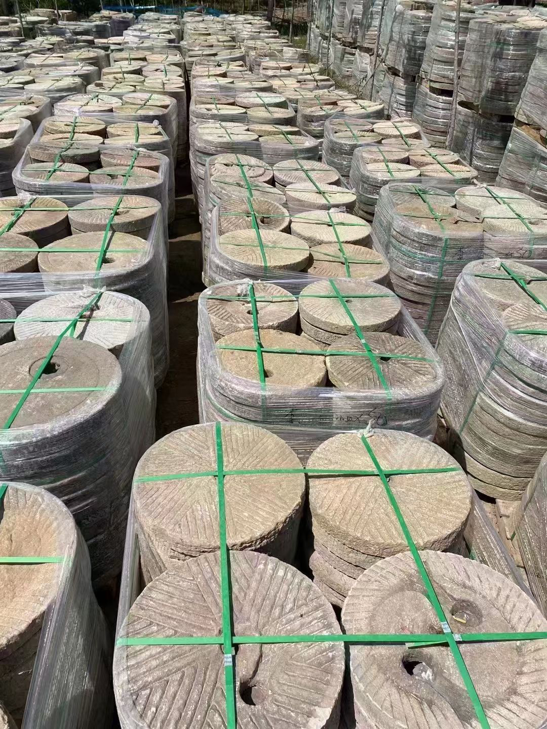 磨盘铺路磨盘原始老磨盘切割老磨盘