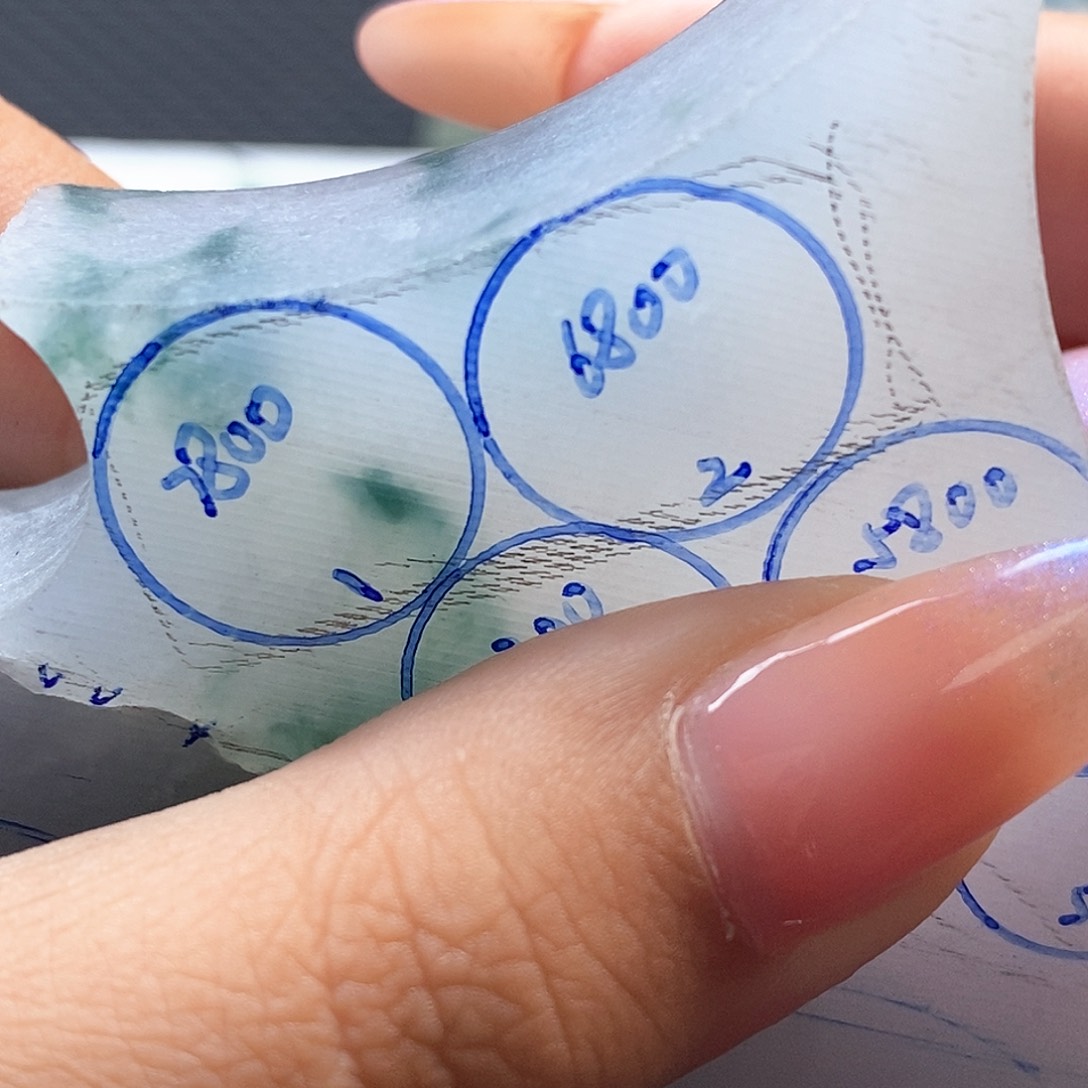 定制翡翠未镶嵌奥****o边角