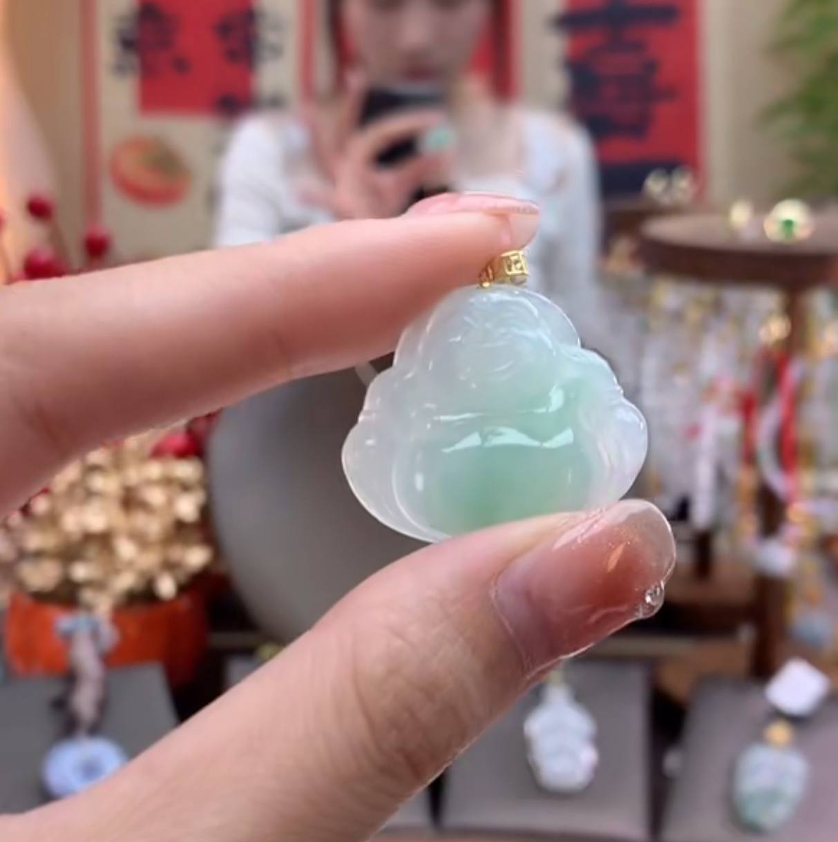 天然缅甸A货吊坠