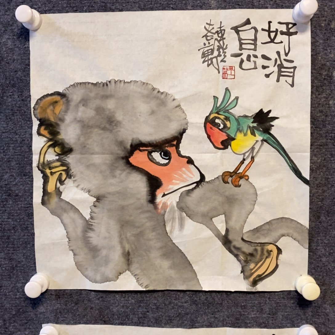 国画万里英老师作品