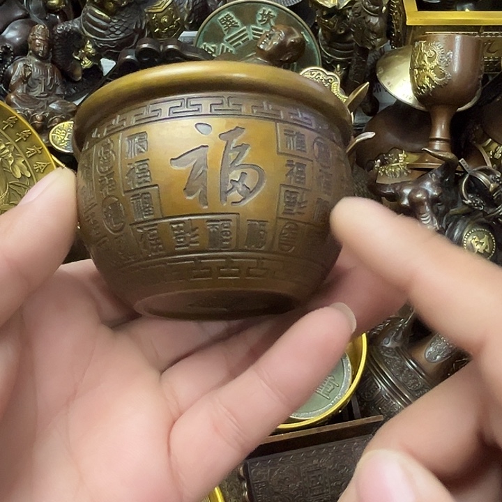 顺顺利利，容器摆件