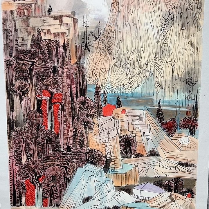 国画阳小毛老师书画作品