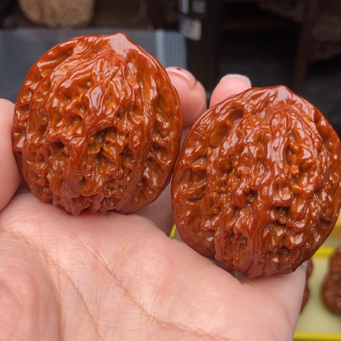 吊坠文玩核桃虎头40