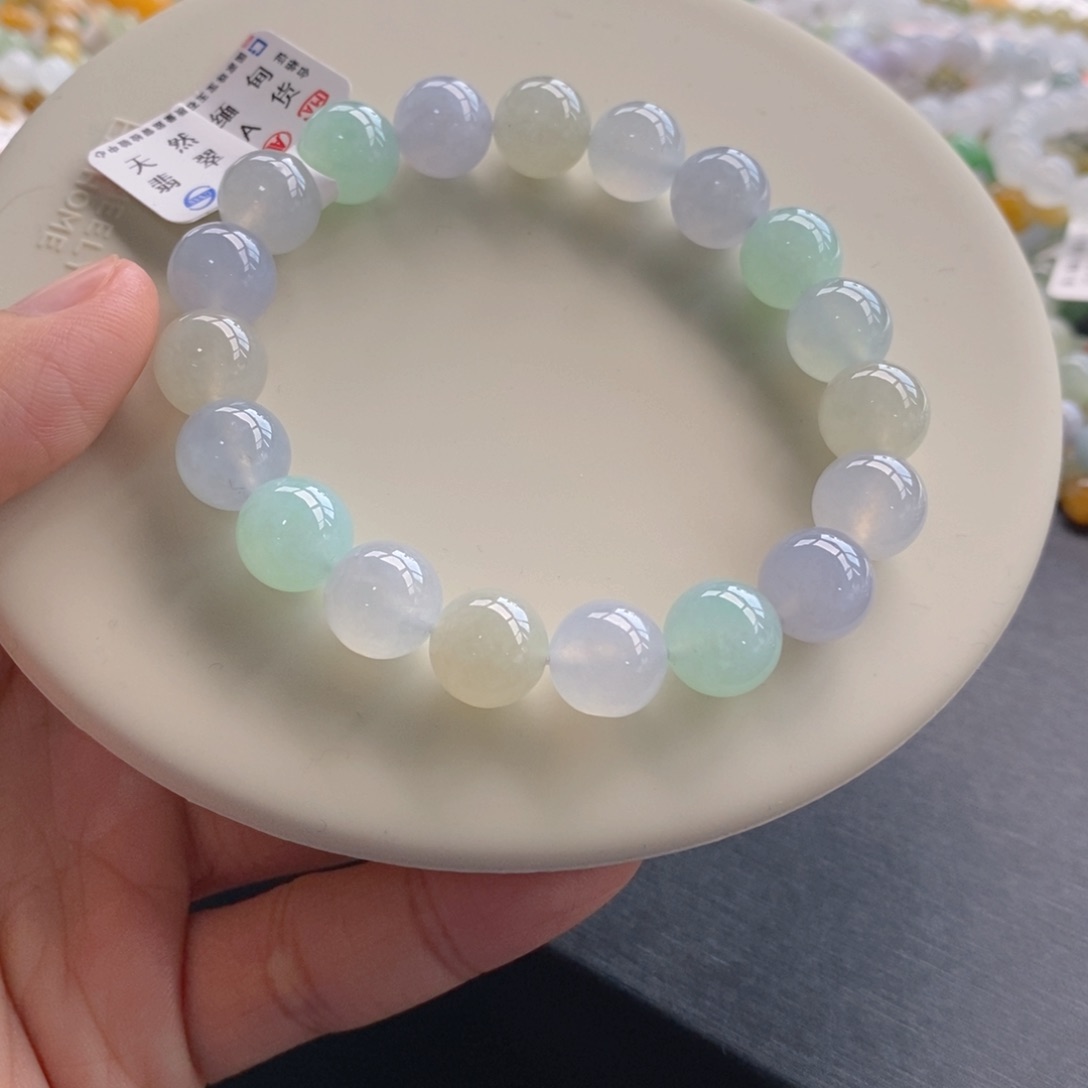 翡翠手链未镶嵌卡10