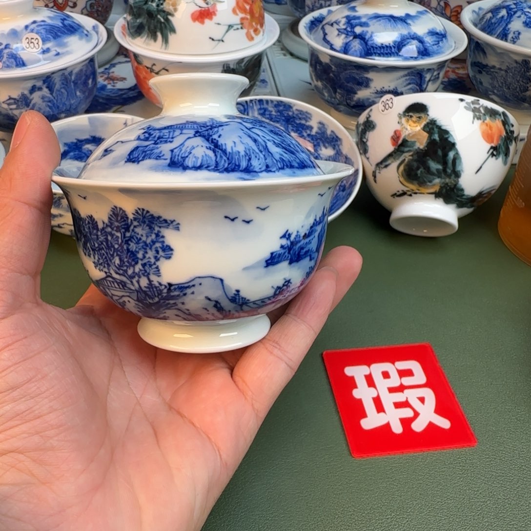 陶纯手工纯手绘茶具370