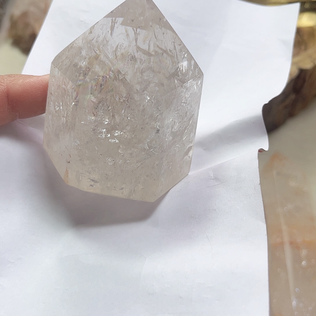 水晶天然水晶柱子未镶嵌?****?