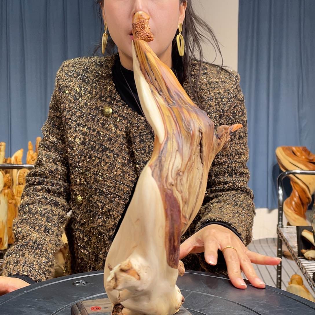 柏木（崖柏）随型艺术根雕