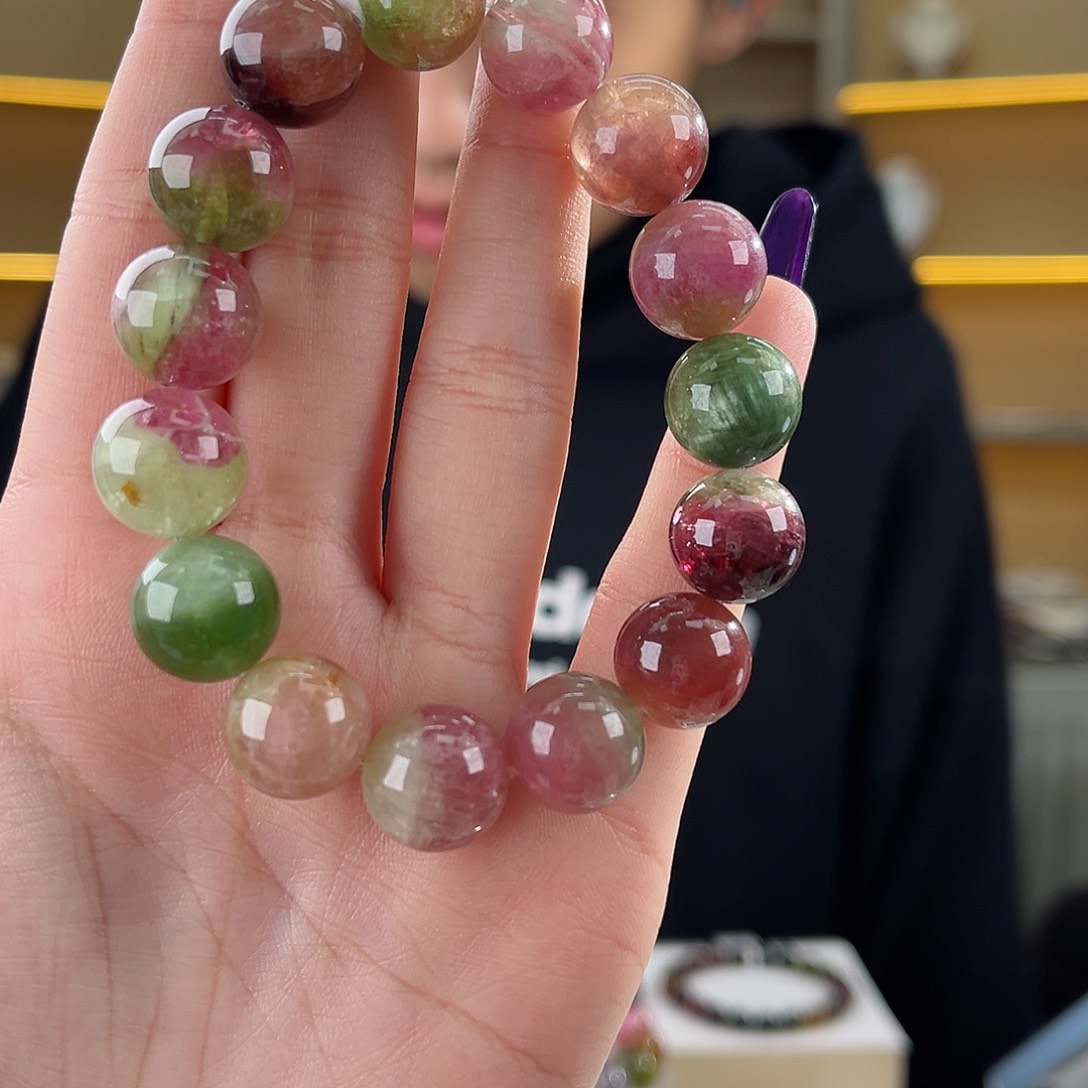 碧玺碧玺13mm（多样性发一件）未镶嵌尔*