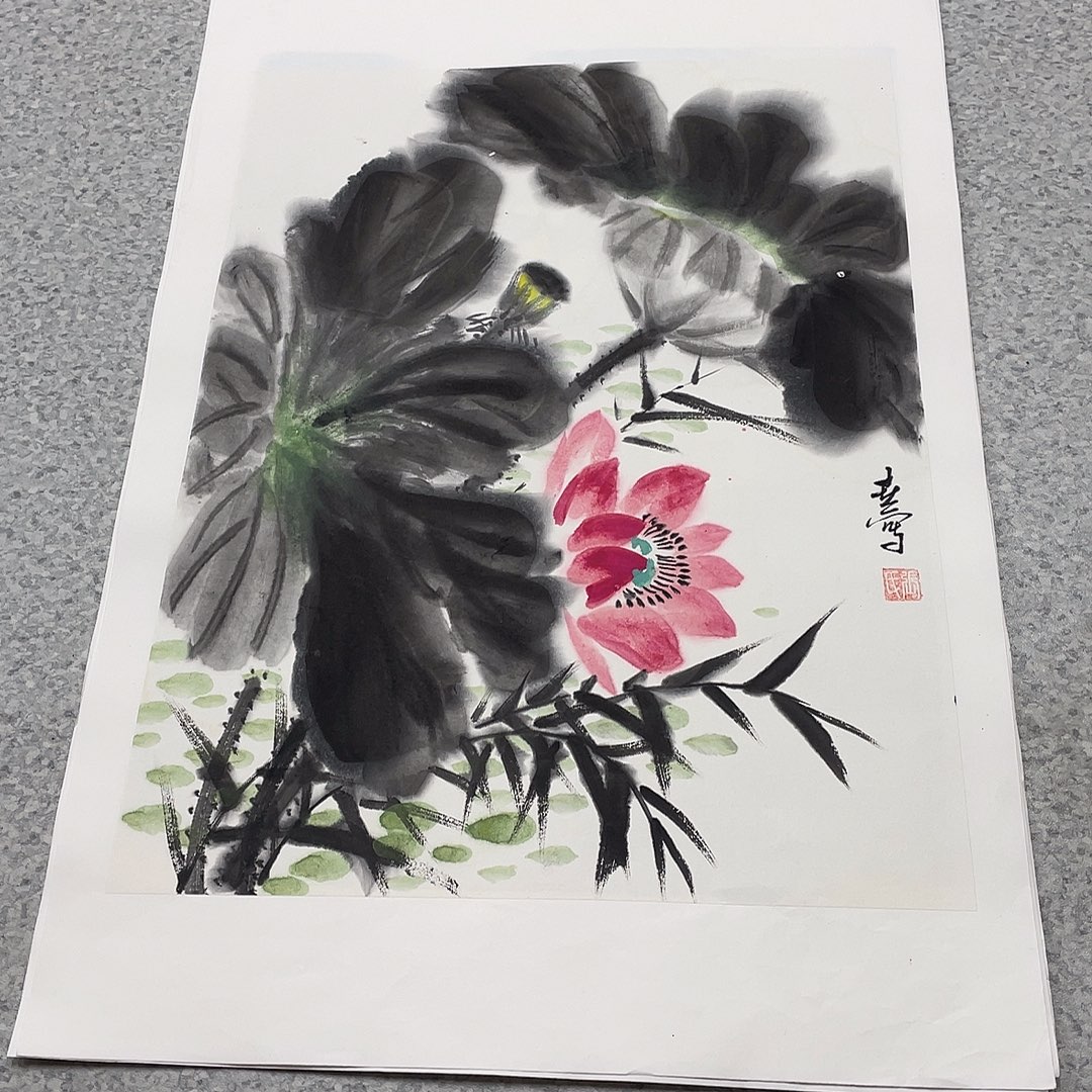 国画1.4平尺国画作品