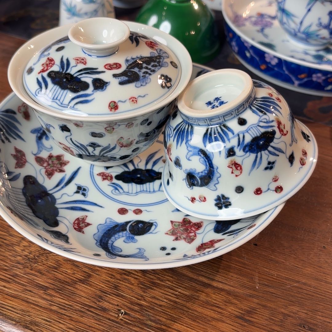 瓷摆件清远山房甄选一套