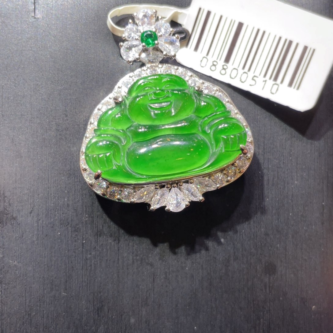 翡翠未镶嵌颈饰吊坠