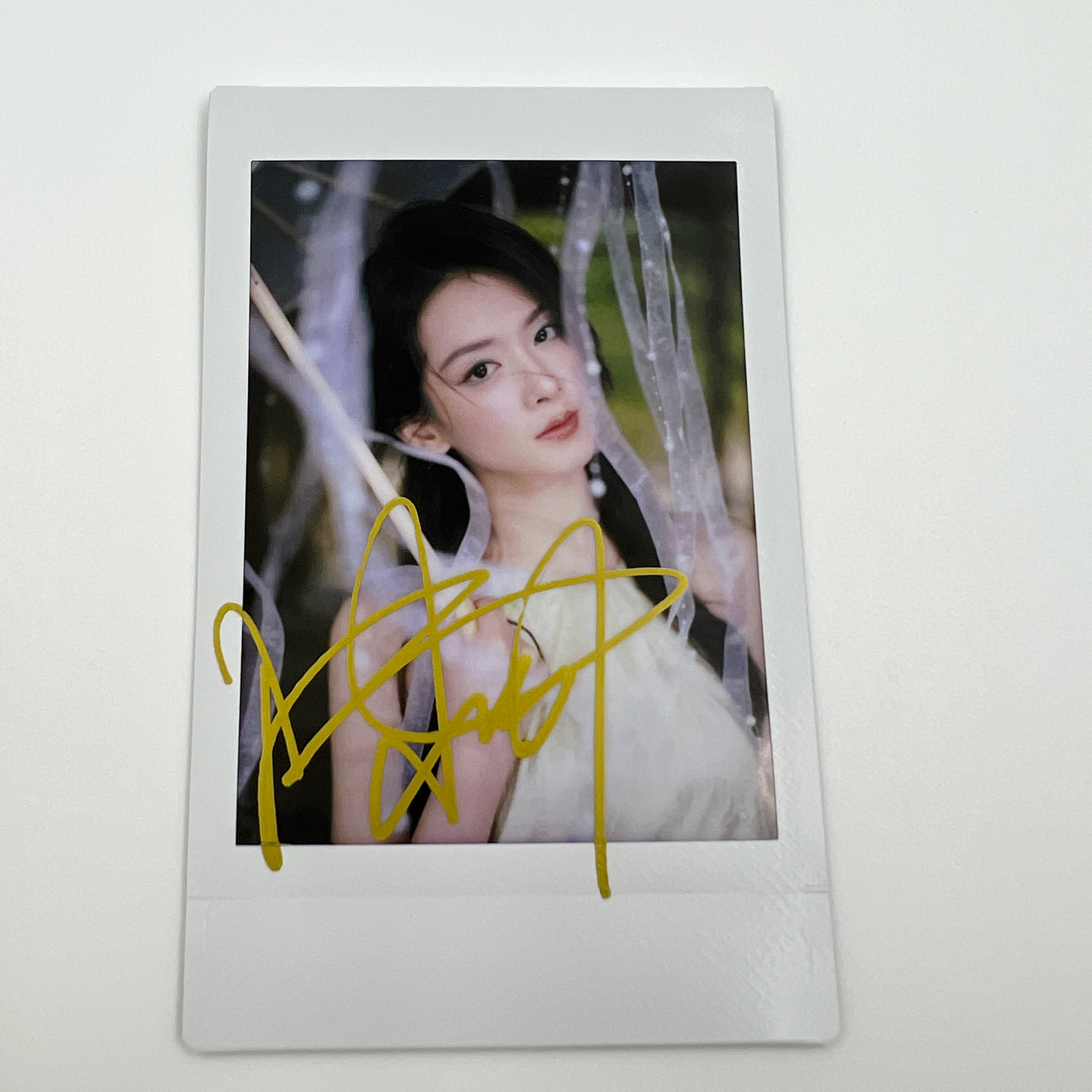 【陈昊宇】私渠签名正品白边三寸拍立得照片