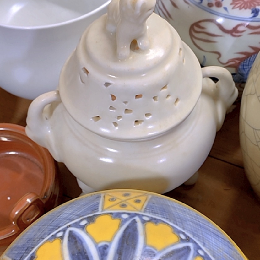 【闪购商品】魔**师甜白釉瓷器香炉是