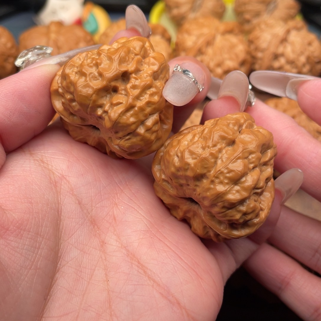 文玩核桃吊坠延庆蛙蛙手捻36