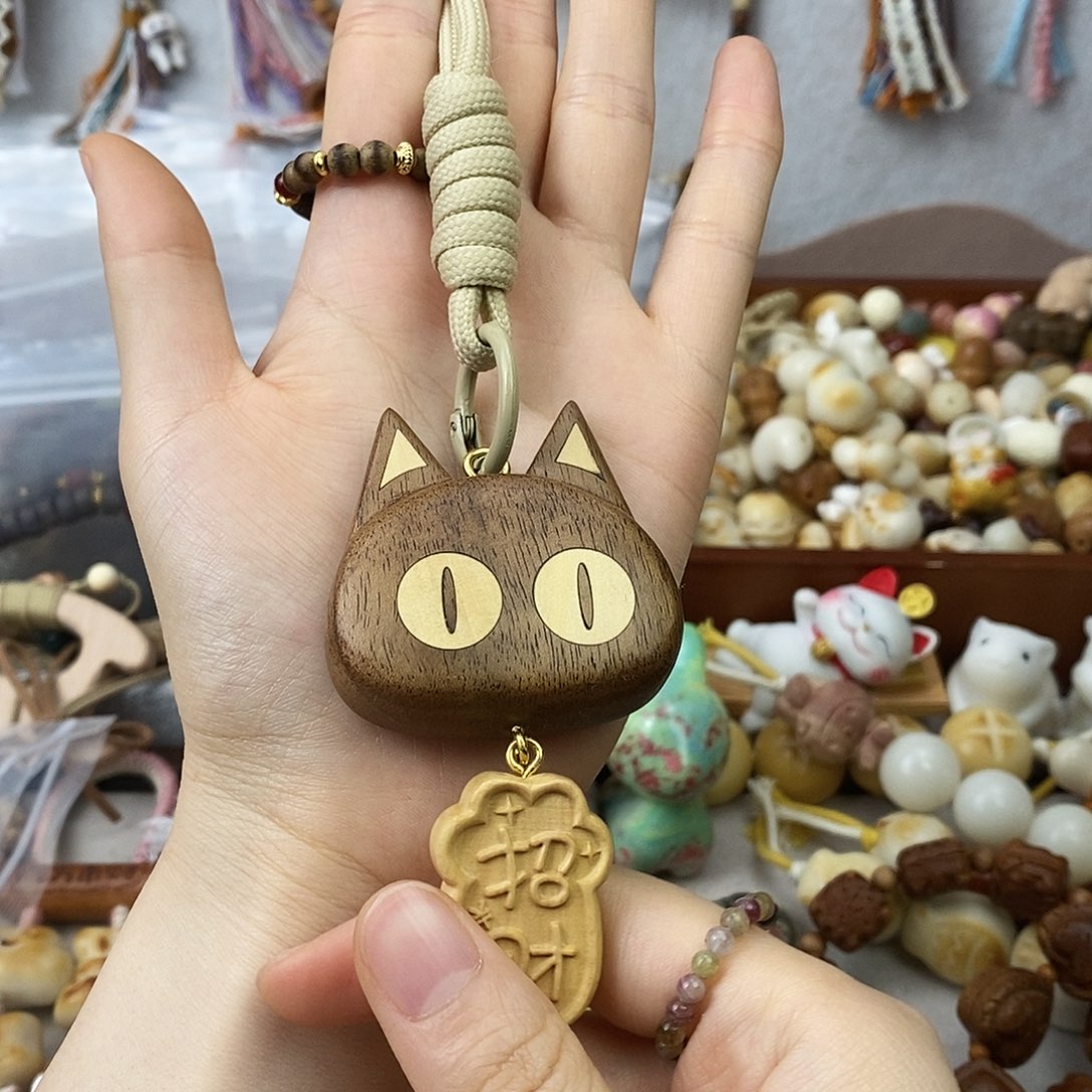 把件库克猫猫挂件