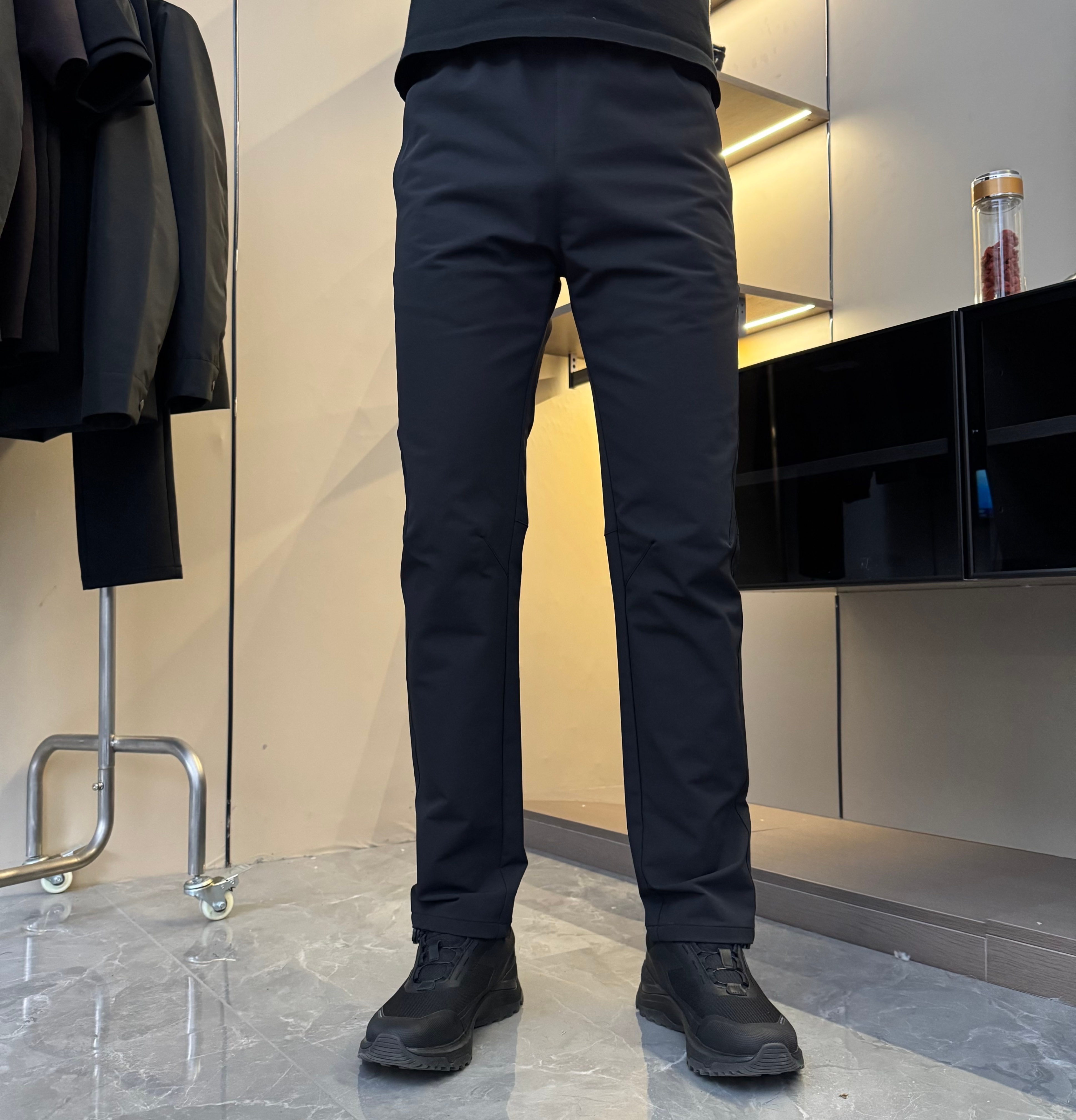 K5058秋冬户外男士高品质商务休闲修身时尚百搭简洁冲锋休闲裤