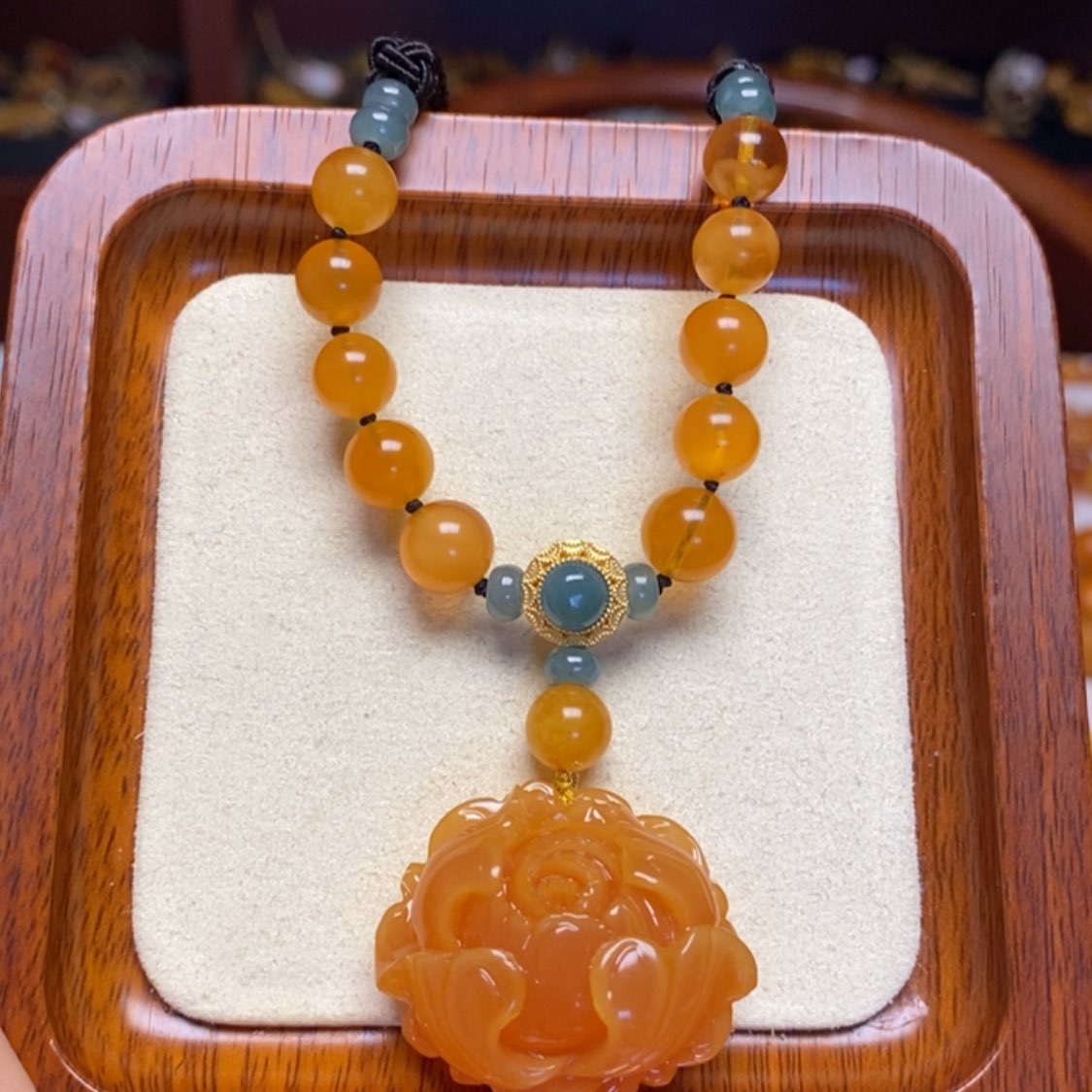 【闪购商品】蜜蜡颈饰未镶嵌项链