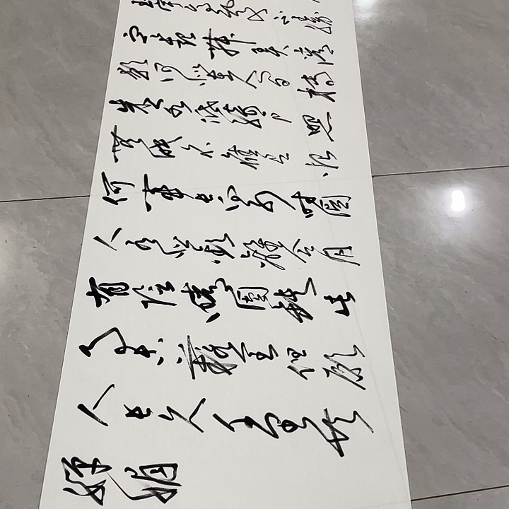 是***年书法尤老师明月几时有