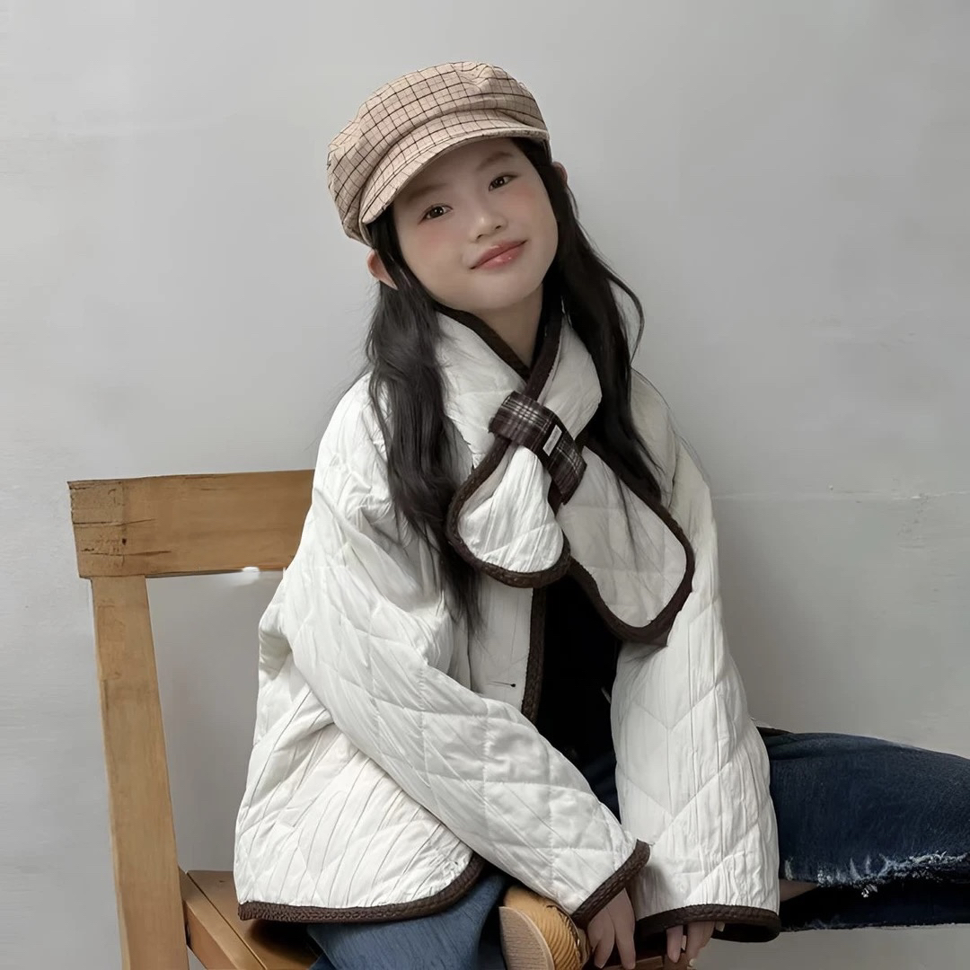 &苏珊&新款冬款加棉两面穿棉袄围巾款25271