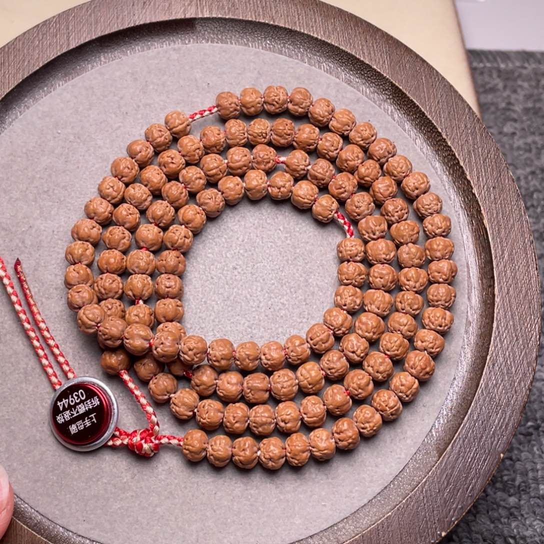 手串金刚菩提A***?私人定制超头佛手108尺寸6.5