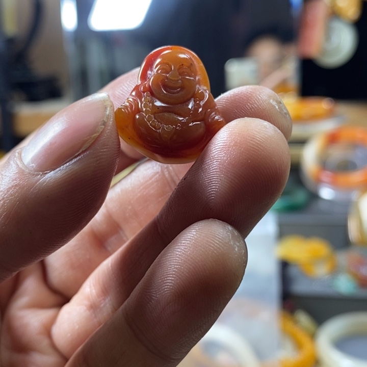 石英质玉（黄龙玉）合金手镯