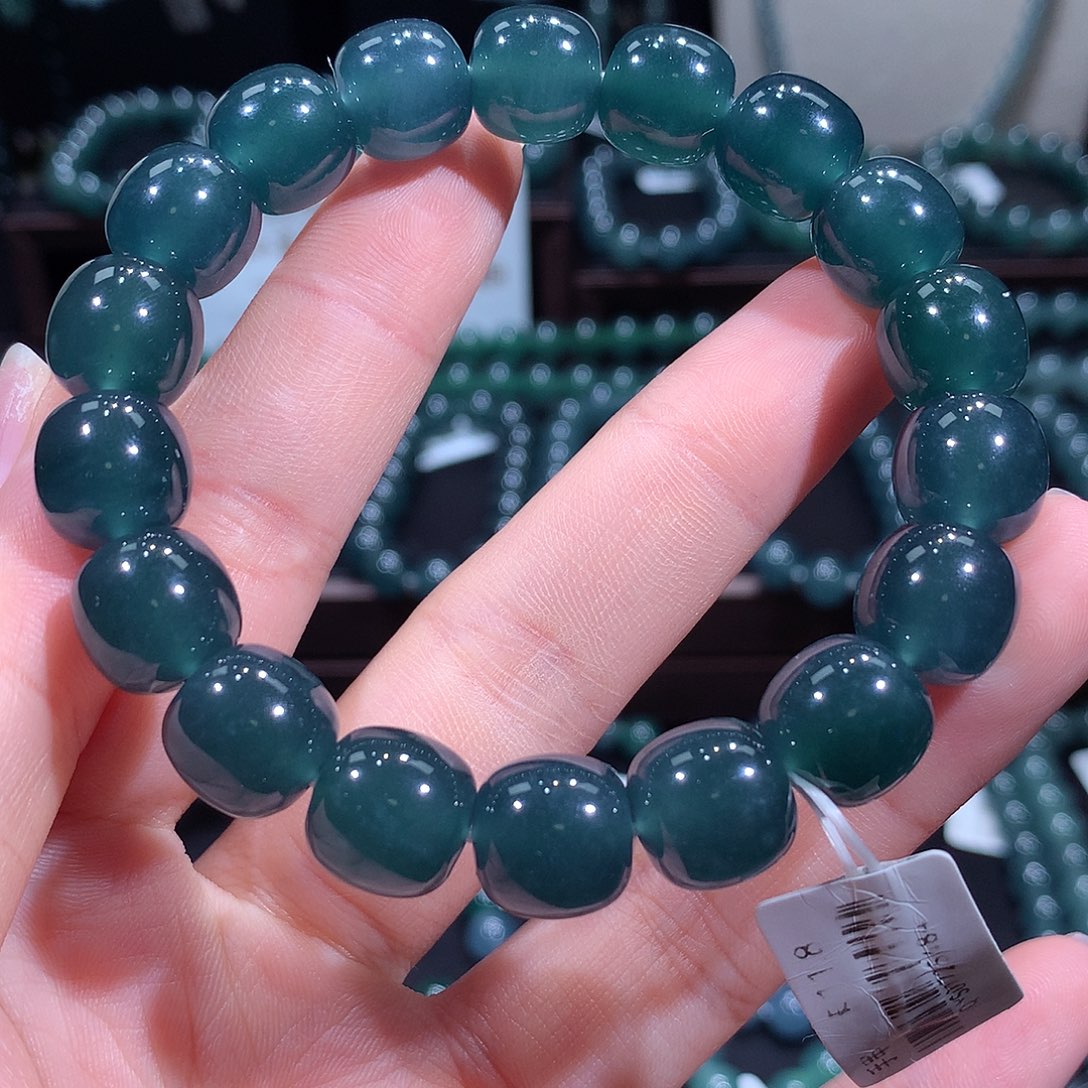 未镶嵌手链翡翠天然a货翡翠手串11.8