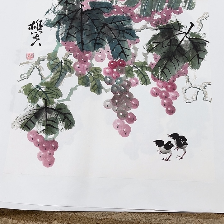 国画花鸟等多种鸟类的50.50