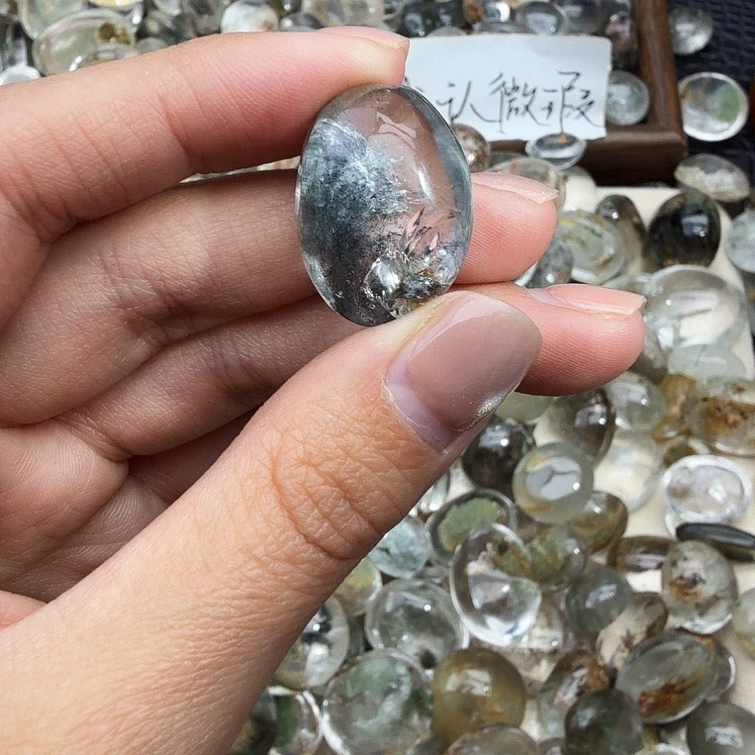 晶***作水晶珠宝半成品未镶嵌