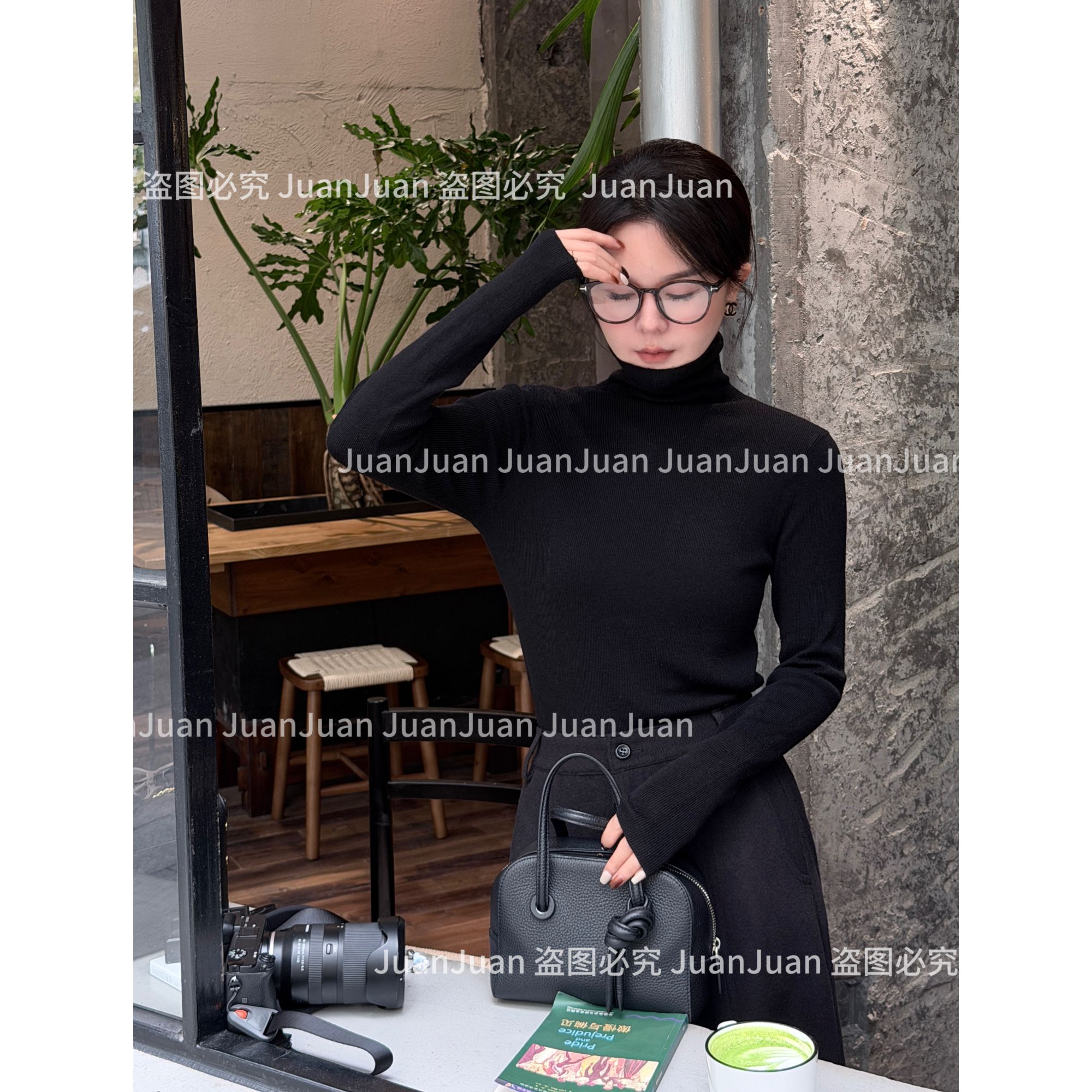 【百搭伴侣】JUANJUAN高领绵羊毛内搭超细针织打底LB