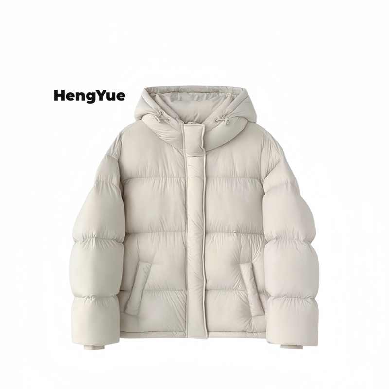 【口袋吸扣】轻奢时尚零压感泡芙羽绒服女90白鸭绒新款连帽加厚冬季