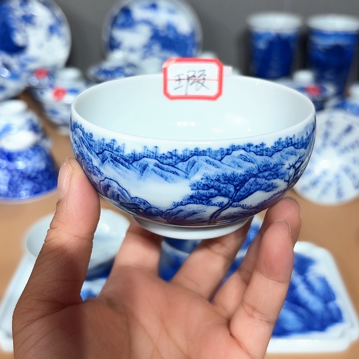 景德镇纯手工手绘单杯