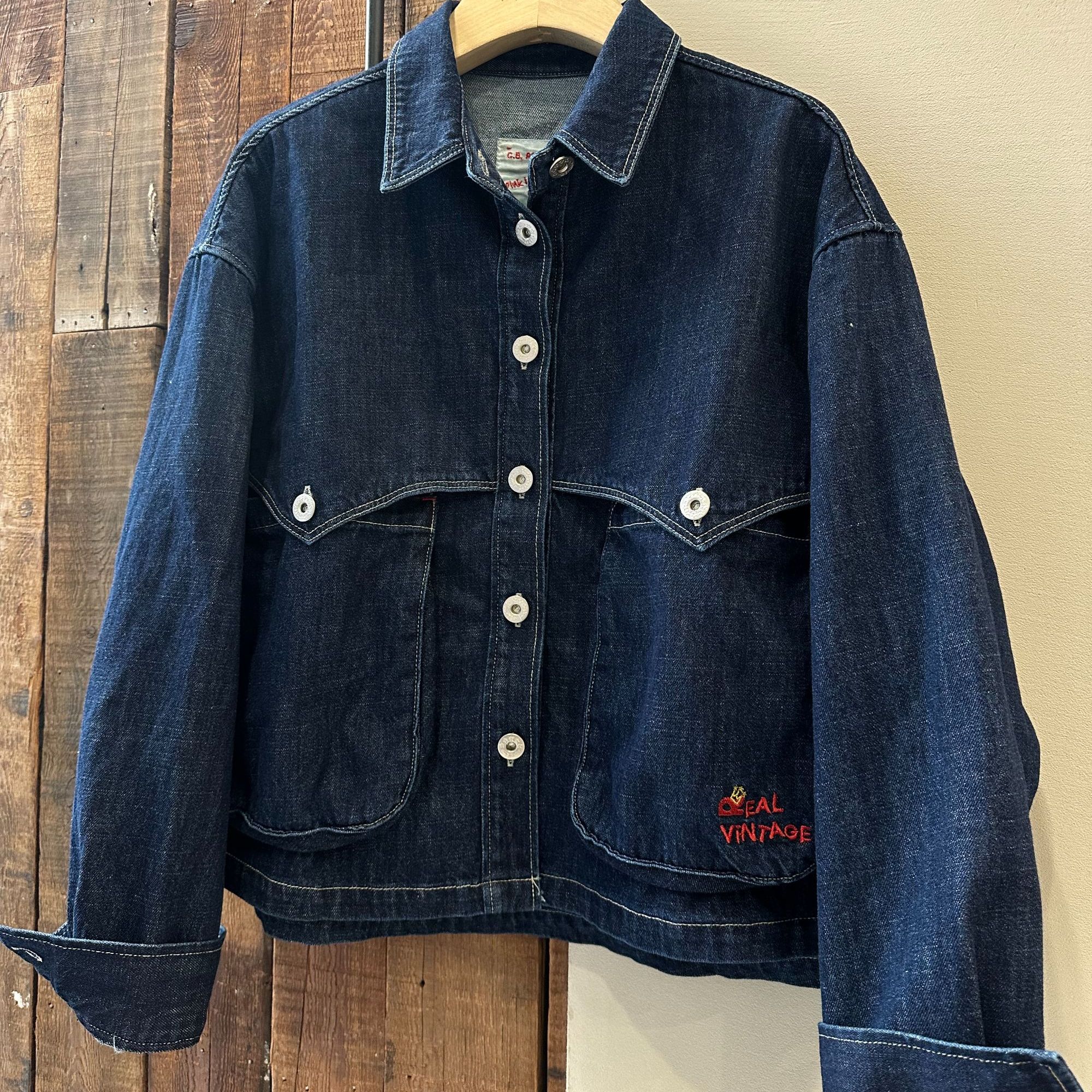 韩国正品不支持退换/眼镜哥哥/双兜牛仔外套/0210