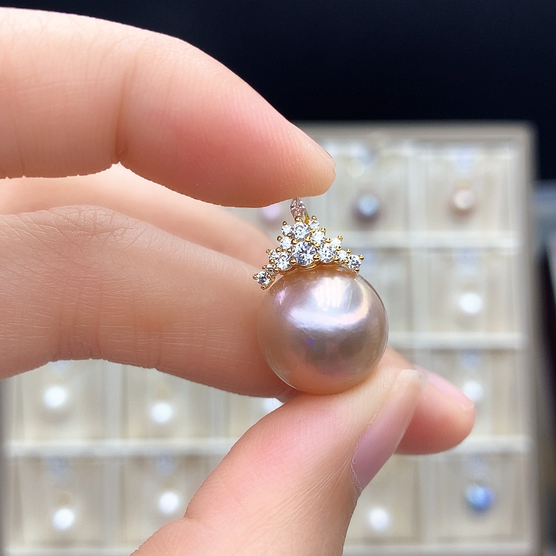 淡水珍珠合金颈饰