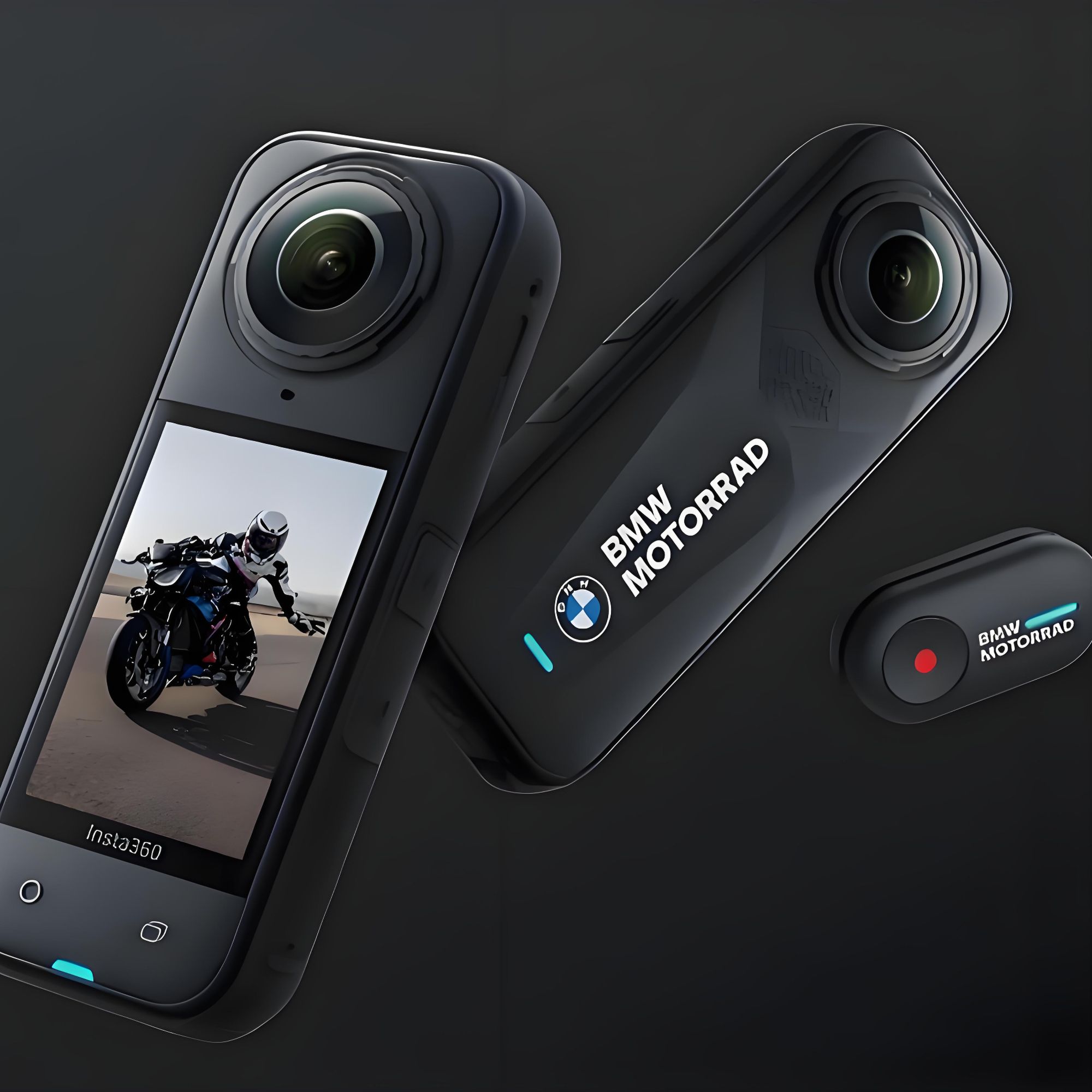 双11 Insta360 X5宝马联名版全景运动相机防抖摄像机 摩托记录仪
