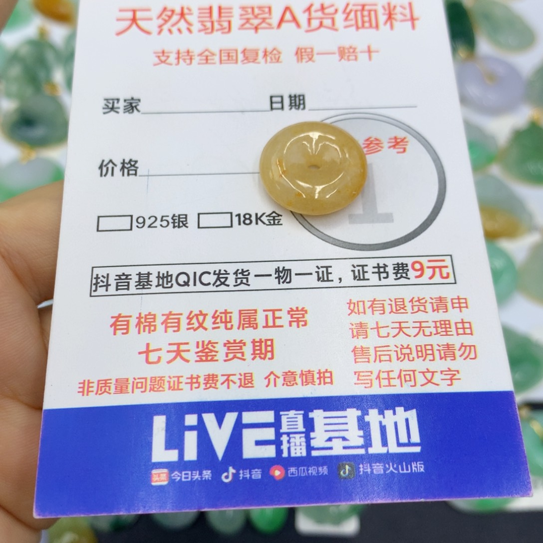 翡翠颈饰未镶嵌翡翠