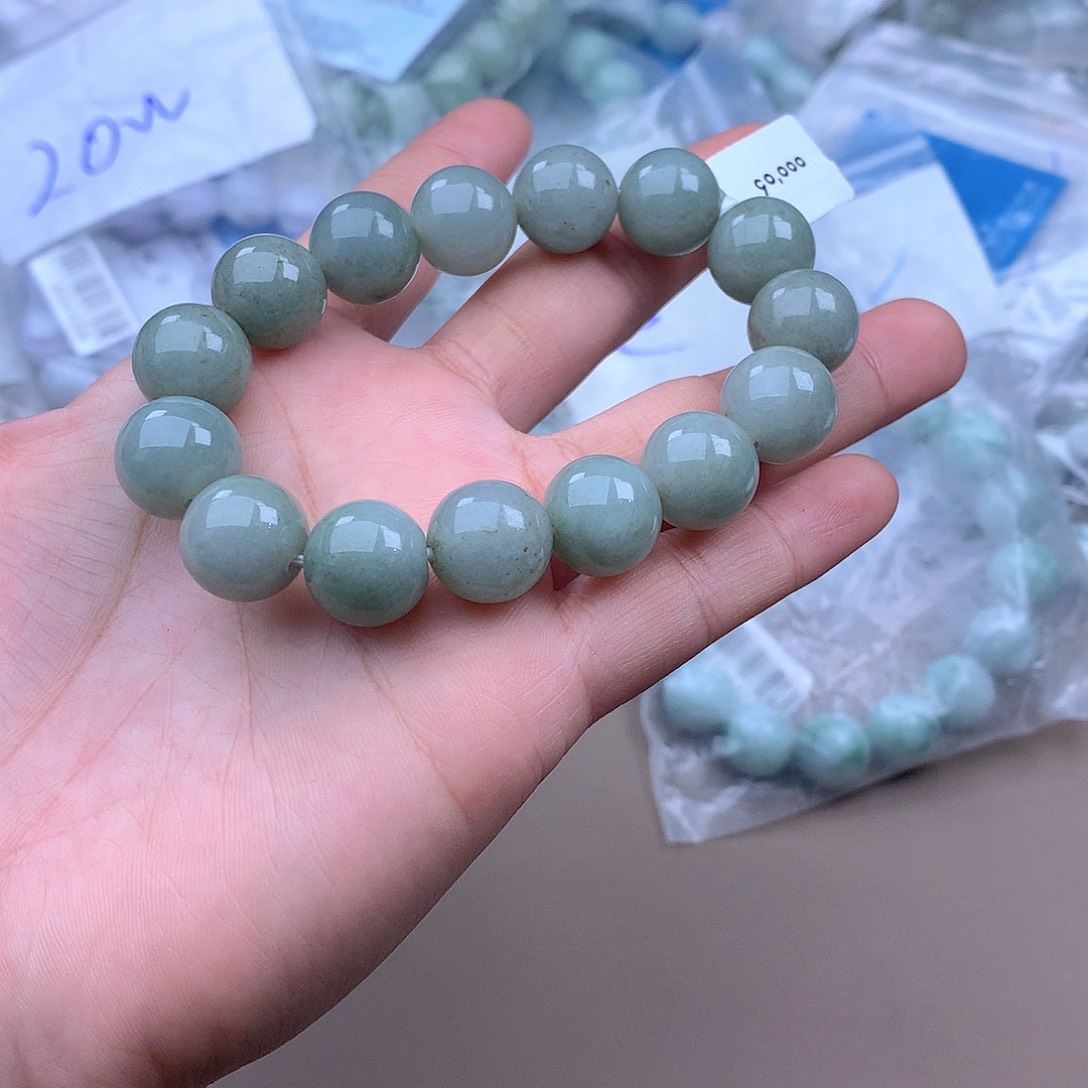 未镶嵌手链翡翠手串