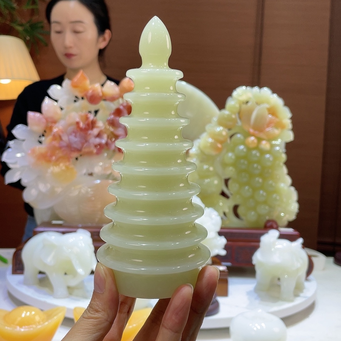 玉精品天然玉石摆件