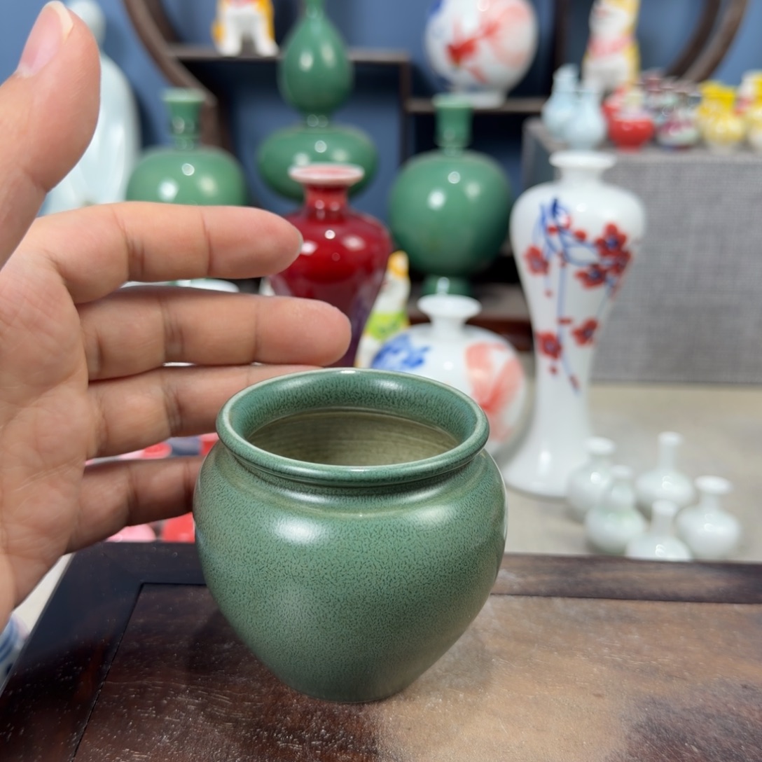 陶瓷手工小花器摆件